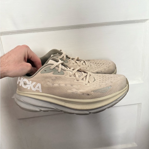 Hoka Other - Hoka Beige and Gray Running Shoes
